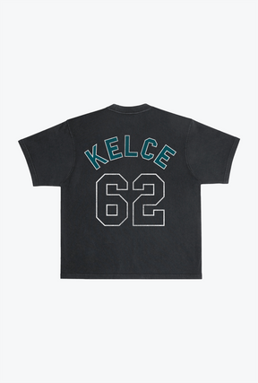 Jason Kelce Garment Dyed Heavyweight T-Shirt - Black