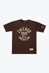 Chicago Bears Collegiate Heavyweight T-Shirt - Walnut