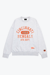 Cincinnati Bengals Athletic Club Heavyweight Crewneck - Ash