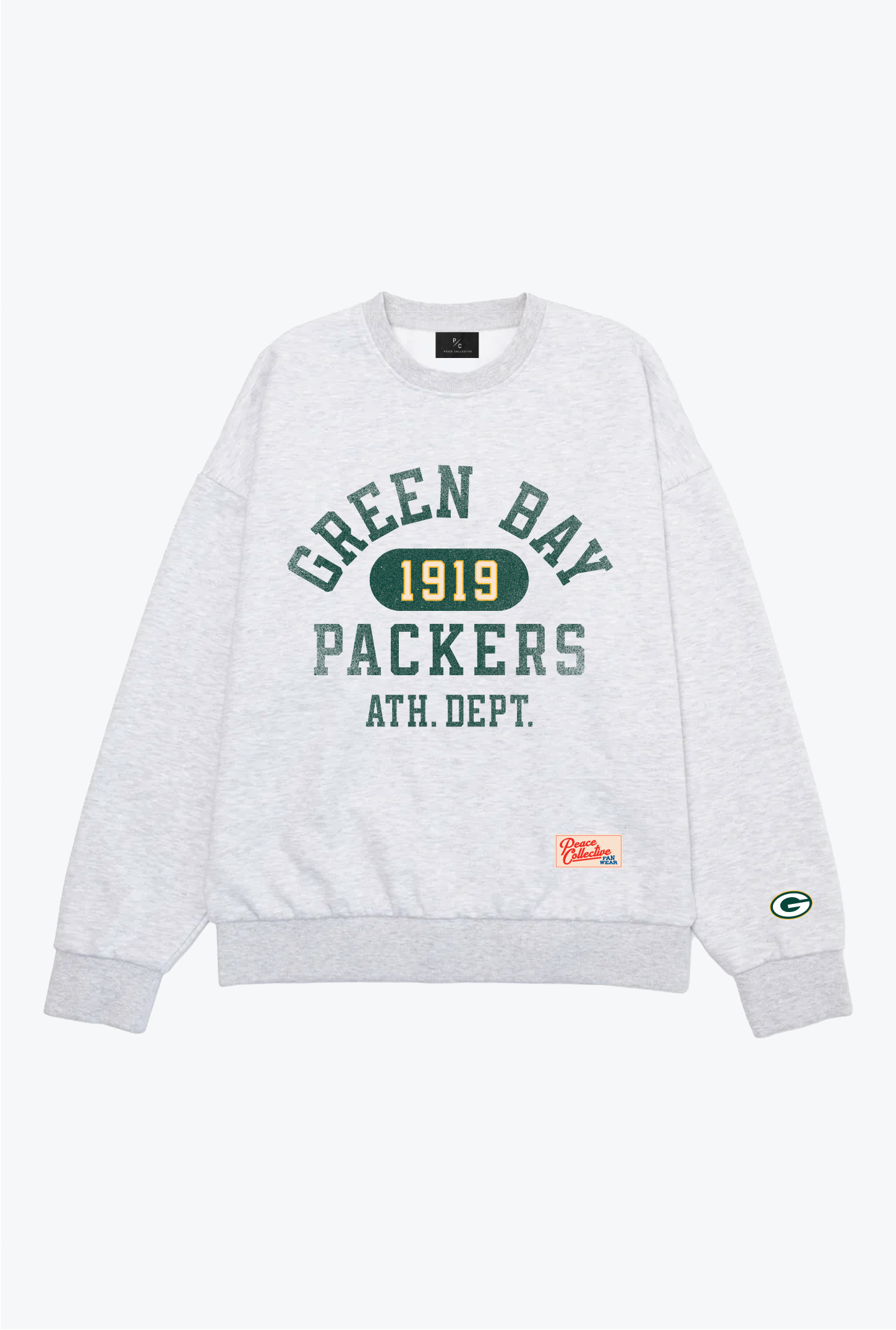 Green Bay Packers Athletic Club Heavyweight Crewneck - Ash