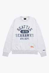 Seattle Seahawks Athletic Club Heavyweight Crewneck - Ash