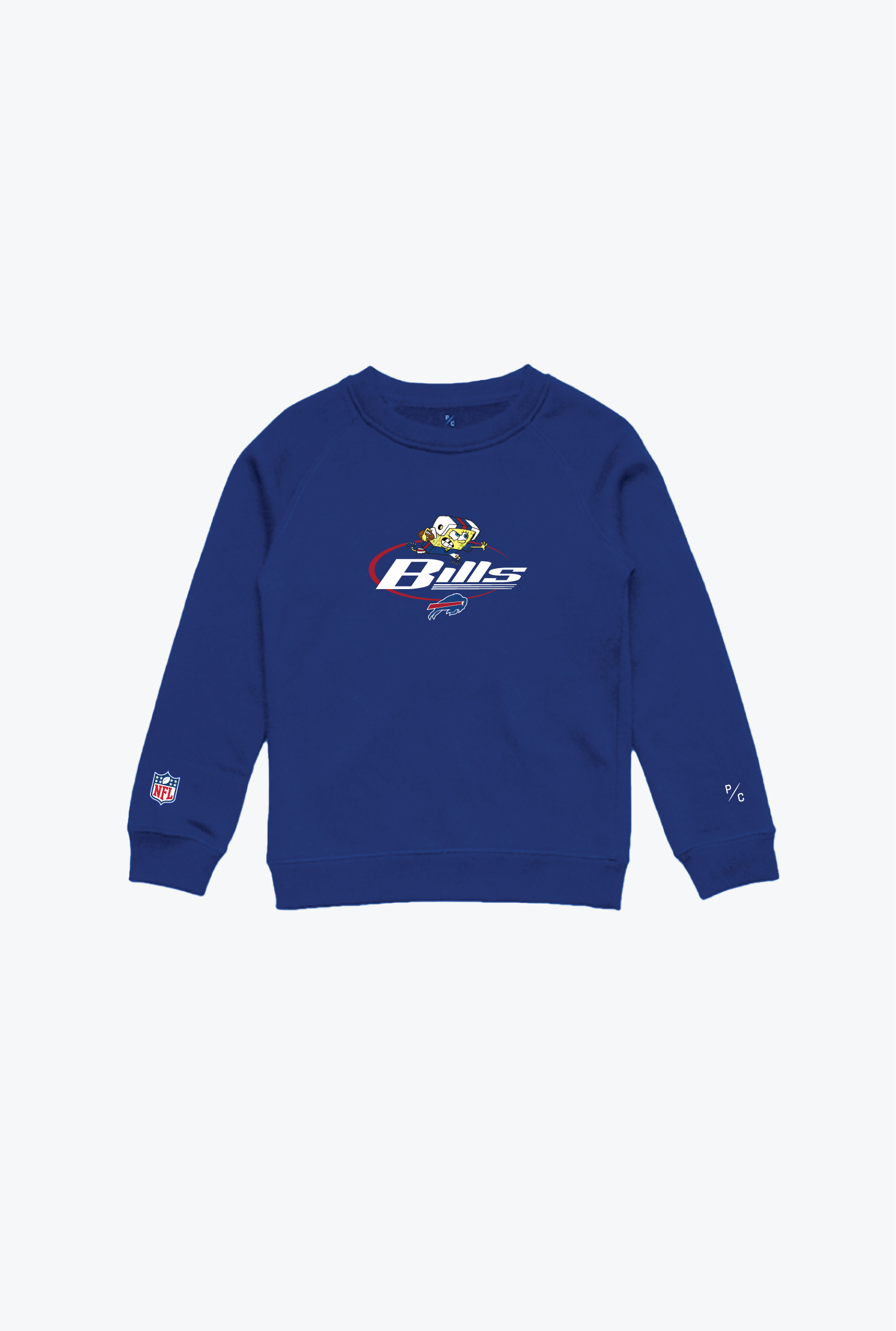 NFL x Nickelodeon Kids Embroidered Crewneck - Buffalo Bills