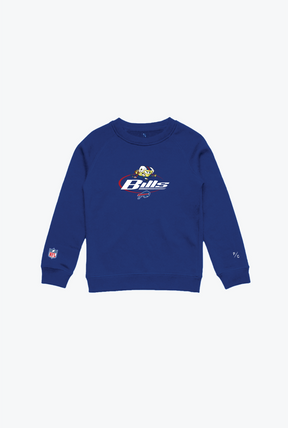 NFL x Nickelodeon Kids Embroidered Crewneck - Buffalo Bills