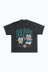 Spongebob & Patrick Rush Heavy Pigment Dye T-Shirt - Miami Dolphins