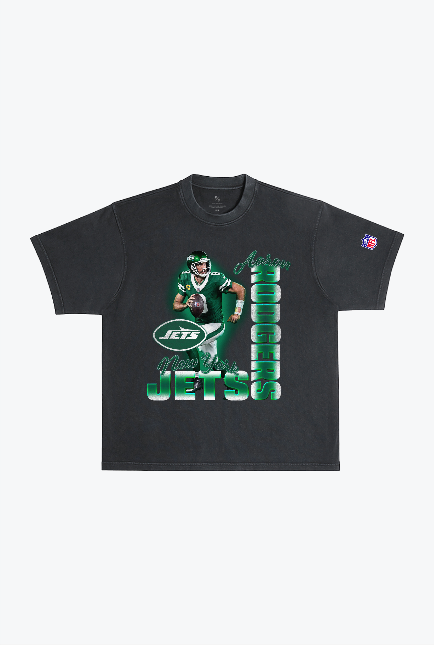 Aaron Rodgers Garment Dyed Heavyweight T-Shirt - Black