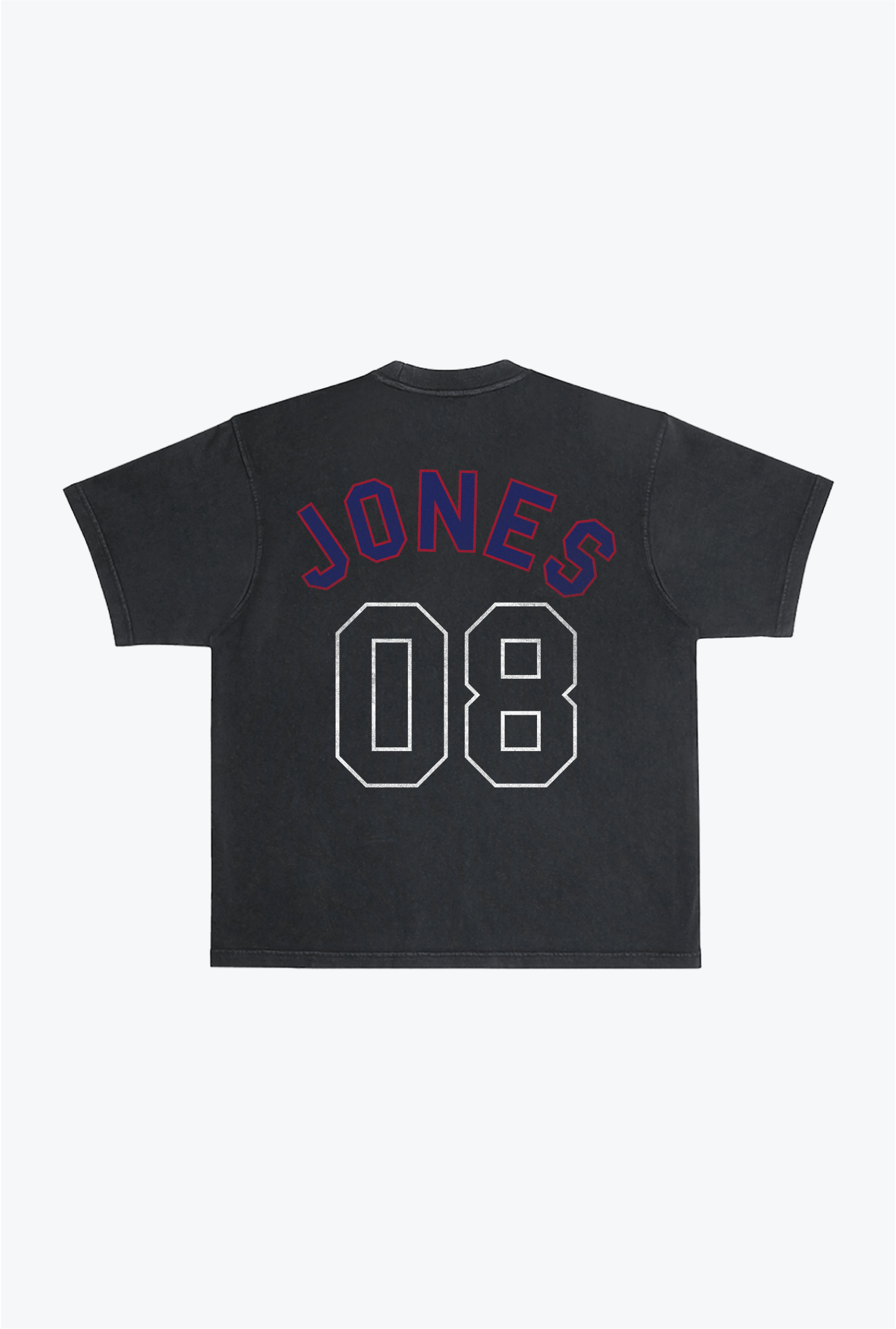 Daniel Jones Garment Dyed Heavyweight T-Shirt - Black