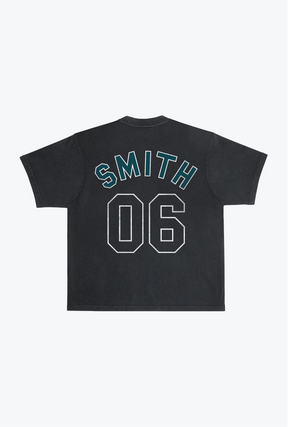 DeVonta Smith Garment Dyed Heavyweight T-Shirt - Black