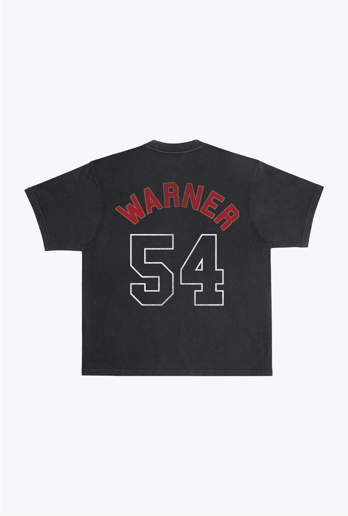 Fred Warner Garment Dyed Heavyweight T-Shirt - Black