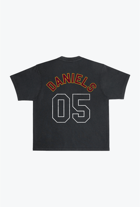 Jayden Daniels Garment Dyed Heavyweight T-Shirt - Black