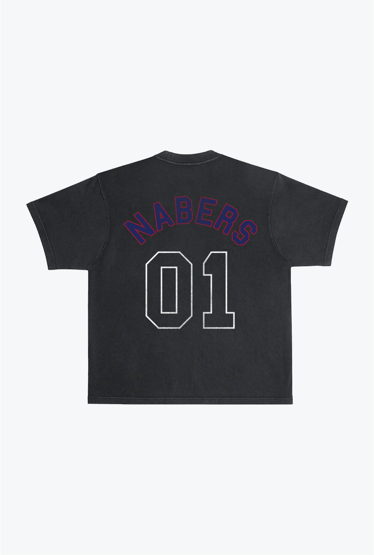 Malik Nabers Garment Dyed Heavyweight T-Shirt - Black