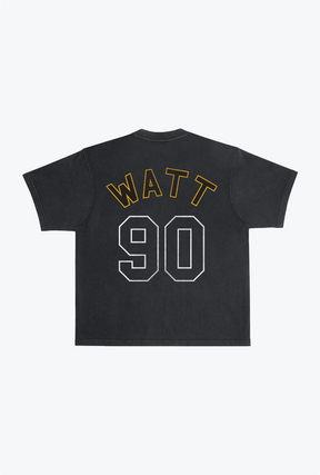 TJ Watt Garment Dyed Heavyweight T-Shirt - Black