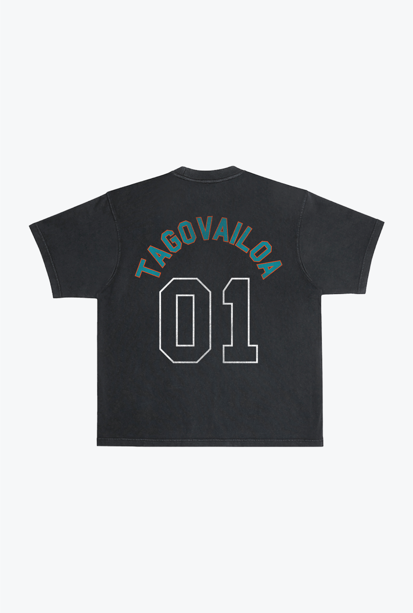 Tua Tagovailoa Garment Dyed Heavyweight T-Shirt - Black