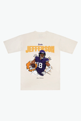 Justin Jefferson Heavyweight T-Shirt - Ivory