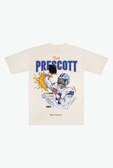 Dak Prescott Heavyweight T-Shirt - Ivory