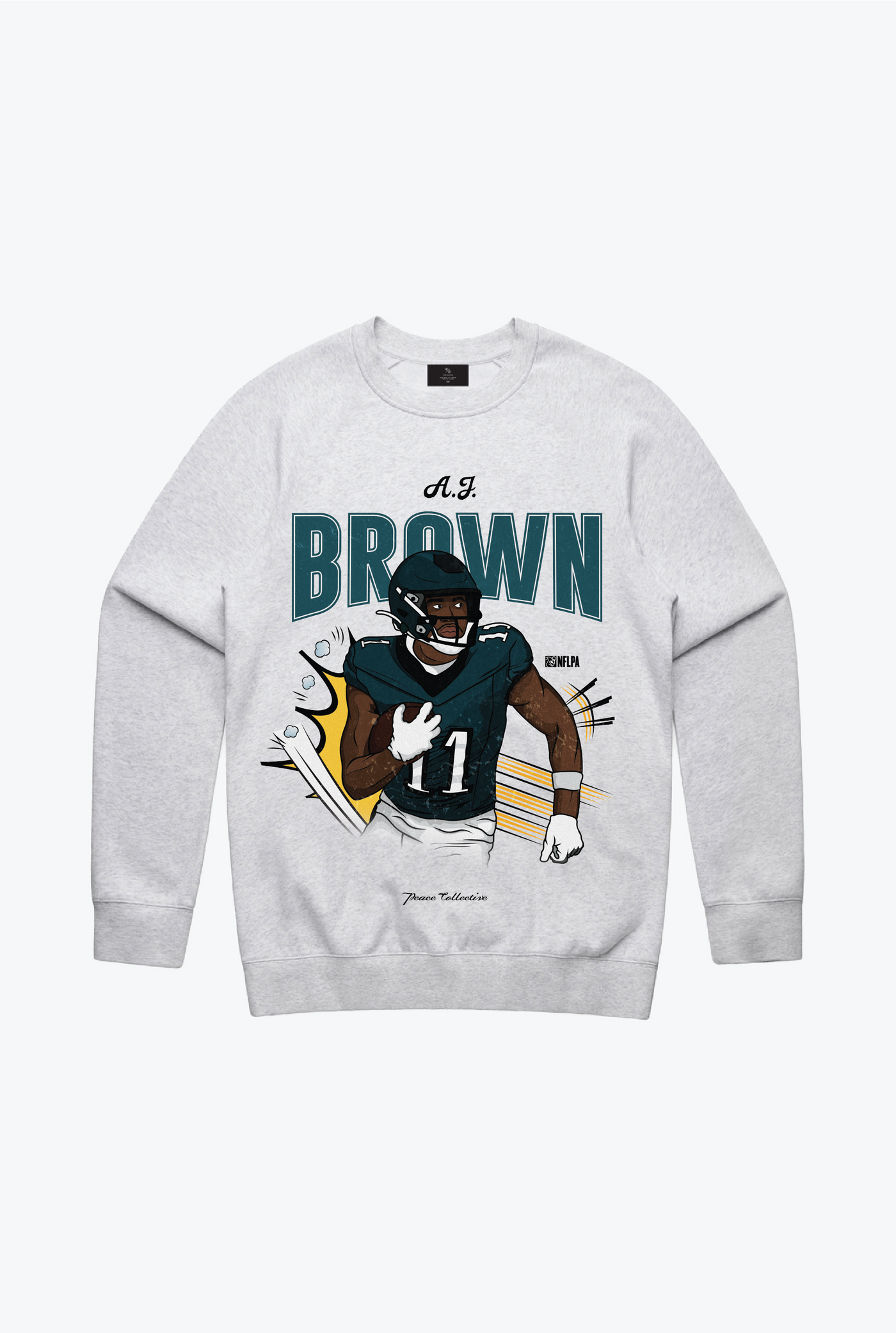 A.J. Brown  Crewneck - Ash