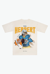 Justin Herbert Heavyweight T-Shirt - Ivory