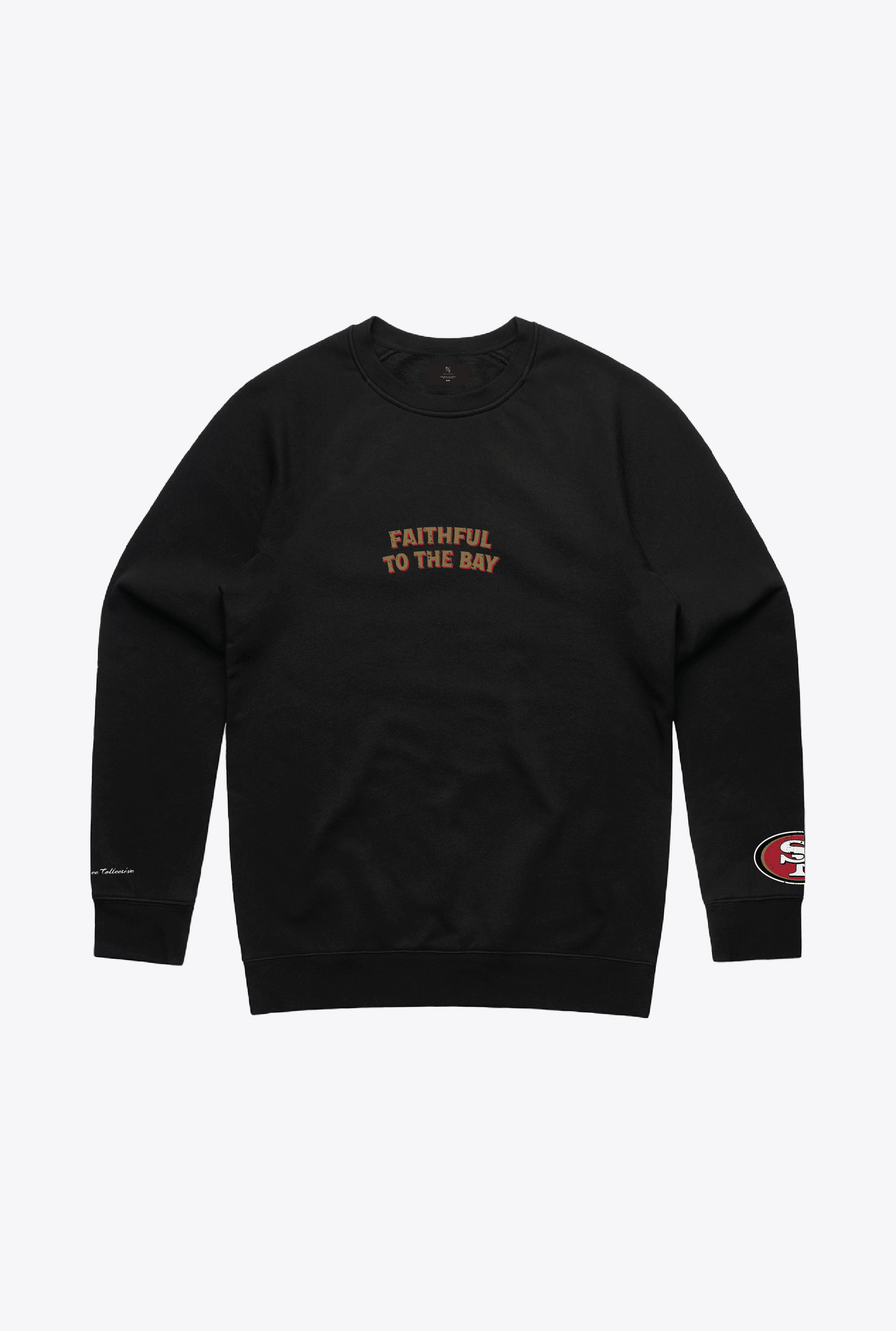 San Francisco 49ers Spirit Crewneck - Black