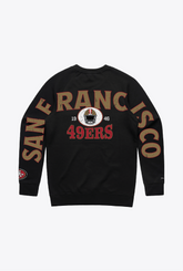 San Francisco 49ers Spirit Crewneck - Black