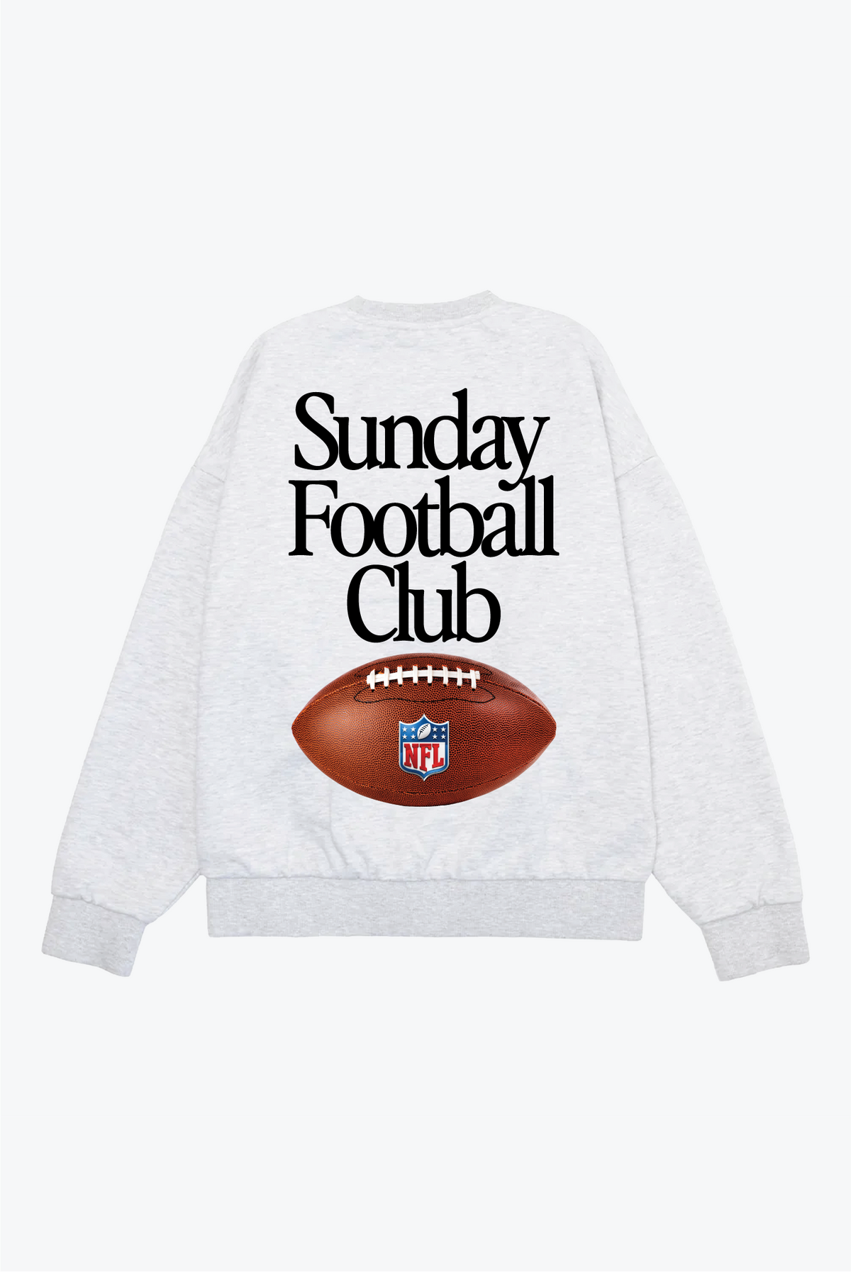 Sunday Football Club Heavyweight Crewneck - Ash