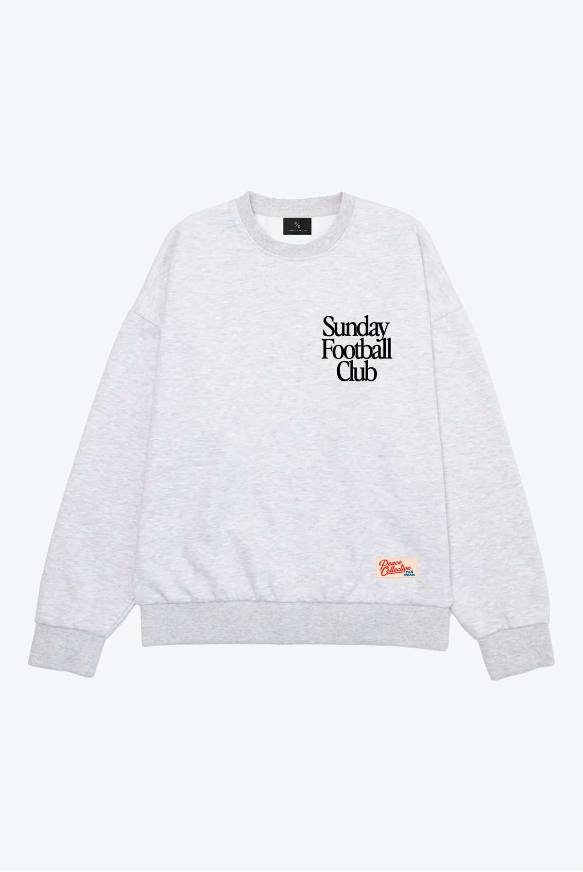 Sunday Football Club Heavyweight Crewneck - Ash