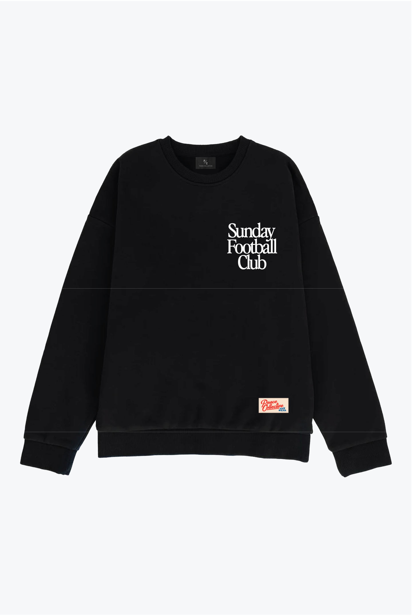 Sunday Football Club Heavyweight Crewneck - Black