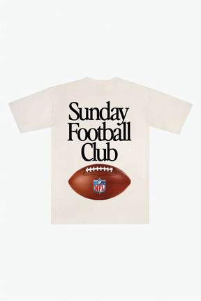 Sunday Football Club Heavyweight T-Shirt - Ivory