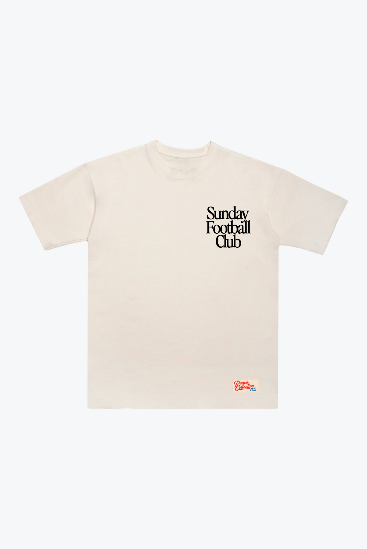 Sunday Football Club Heavyweight T-Shirt - Ivory