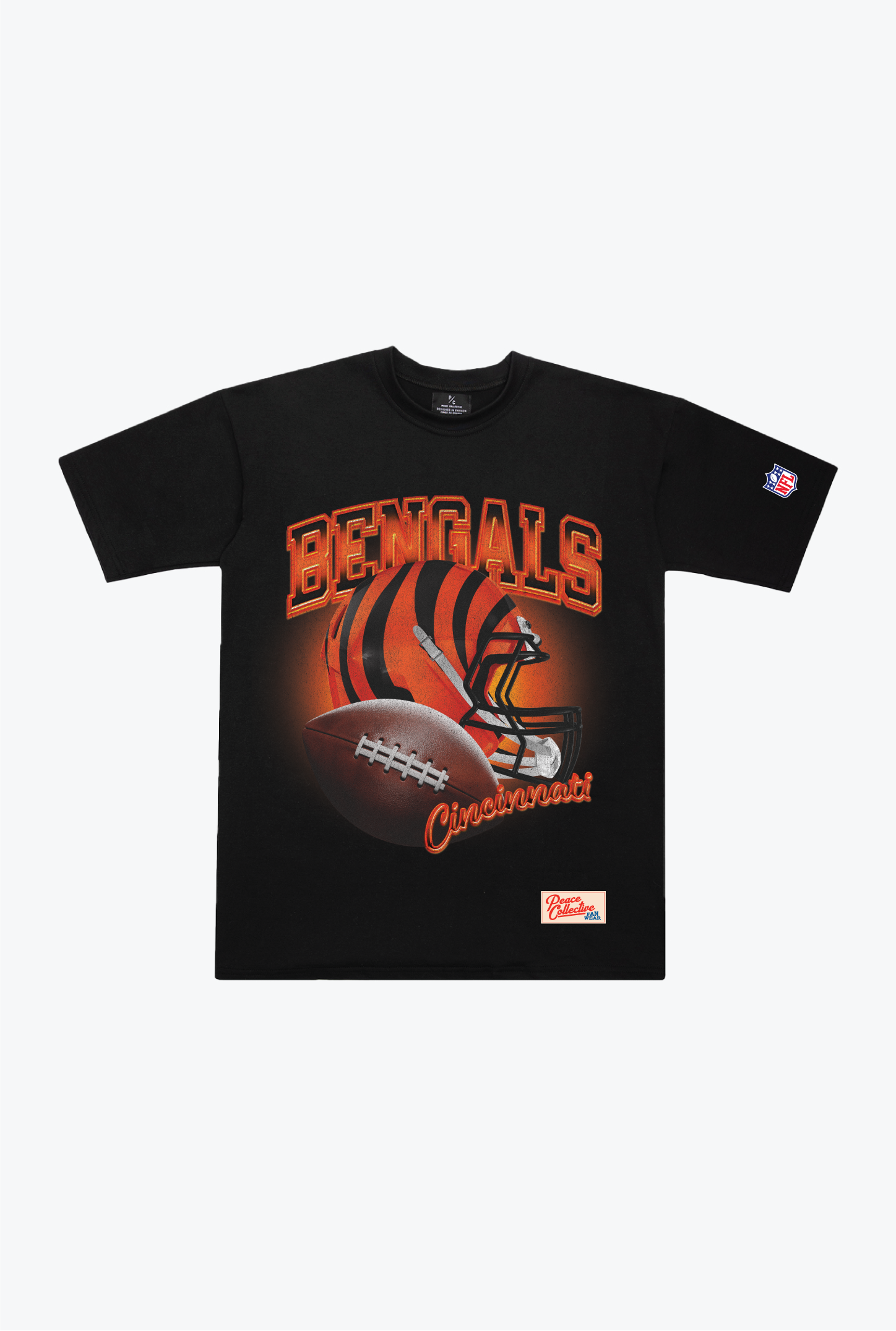 T-shirt épais Icon des Bengals de Cincinnati - Noir