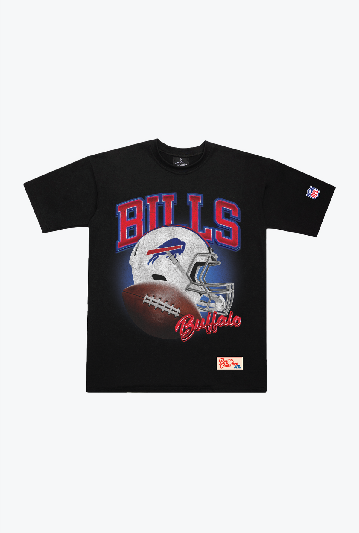 Buffalo Bills Icon Heavyweight T-Shirt - Black