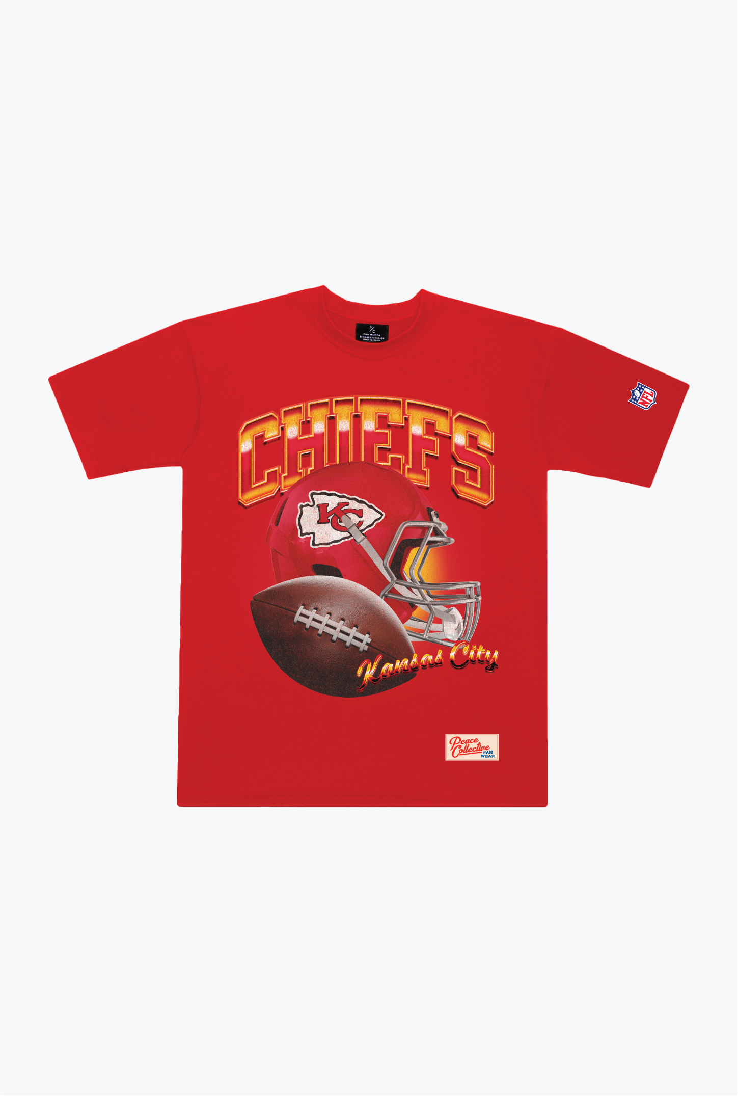 Kansas City Chiefs Icon Heavyweight T-Shirt - Red