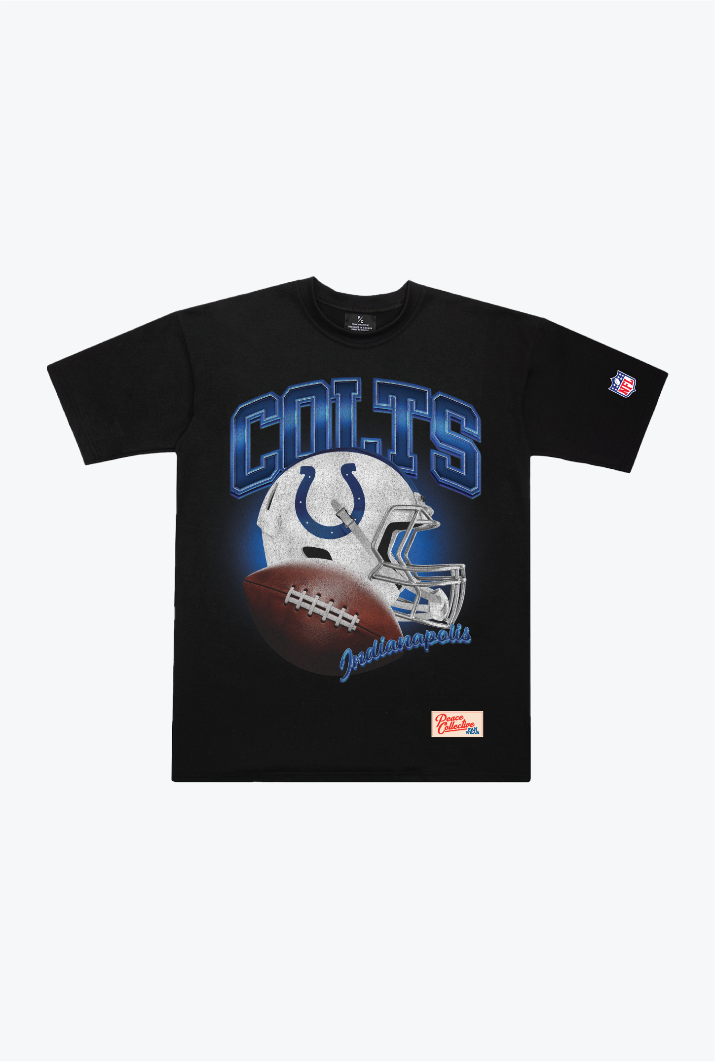 Indianapolis Colts Icon Heavyweight T-Shirt - Black