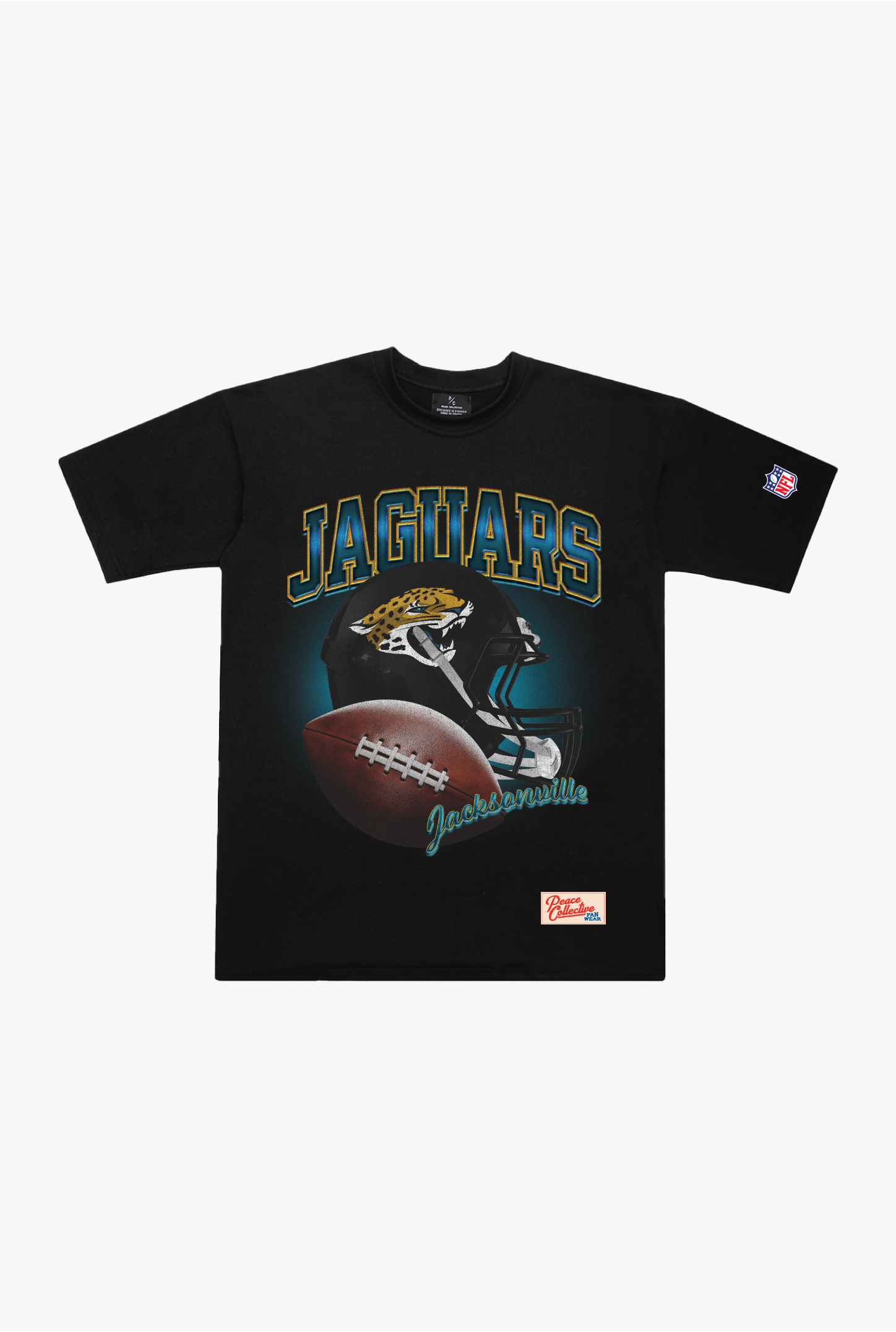 Jacksonville Jaguars Icon Heavyweight T-Shirt - Black