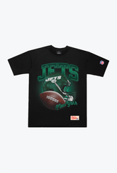 New York Jets Icon Heavyweight T-Shirt - Black