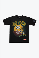 Green Bay Packers Icon Heavyweight T-Shirt - Black