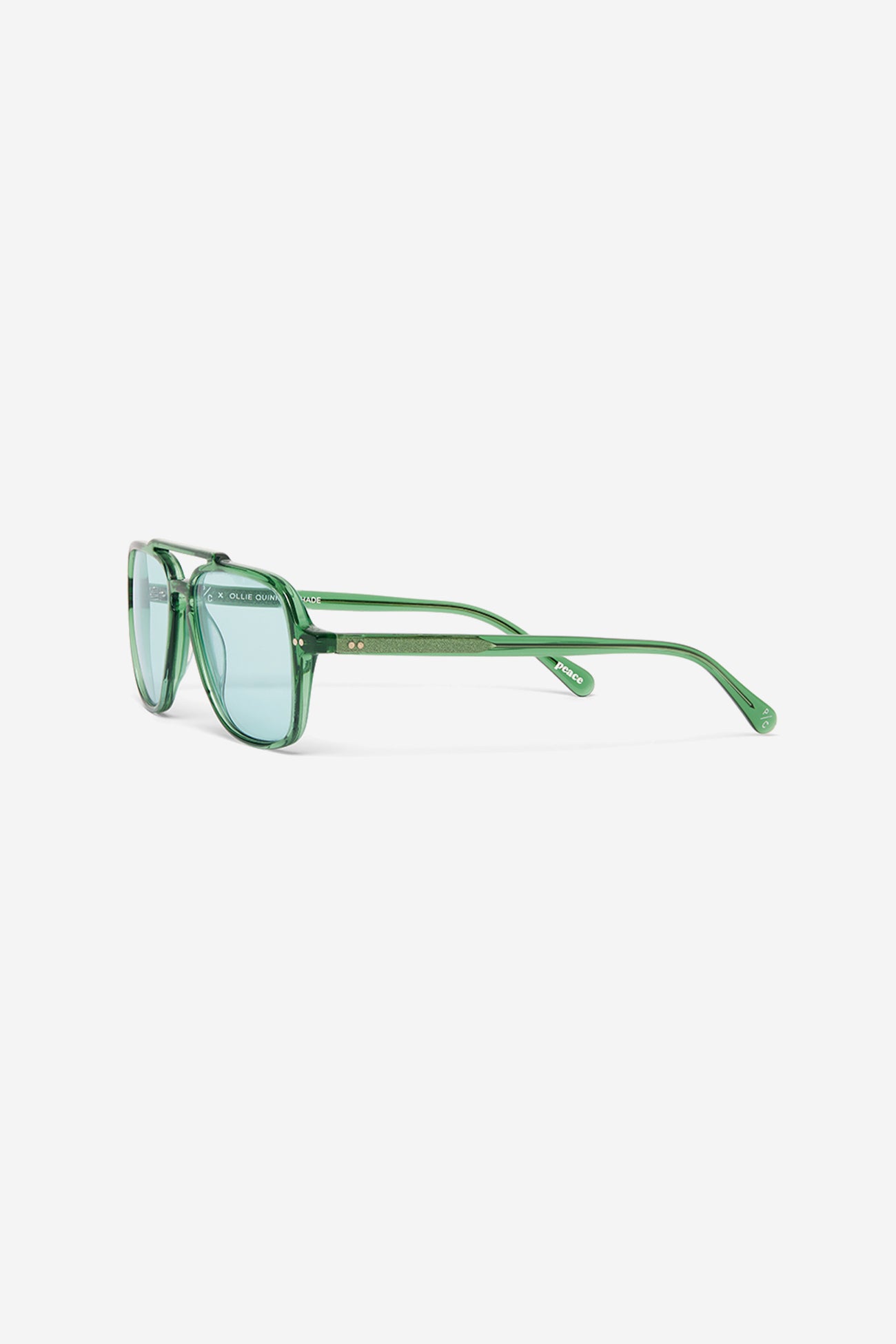 P/C x Ollie Quinn I'm Good Sunnies  - Forest Green