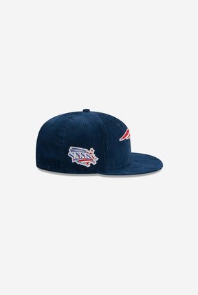 New England Patriots Throwback Corduroy 59FIFTY