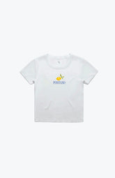 Positano Icon Baby Tee - White