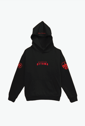 Atletico Ottawa Heavyweight Hoodie - Black