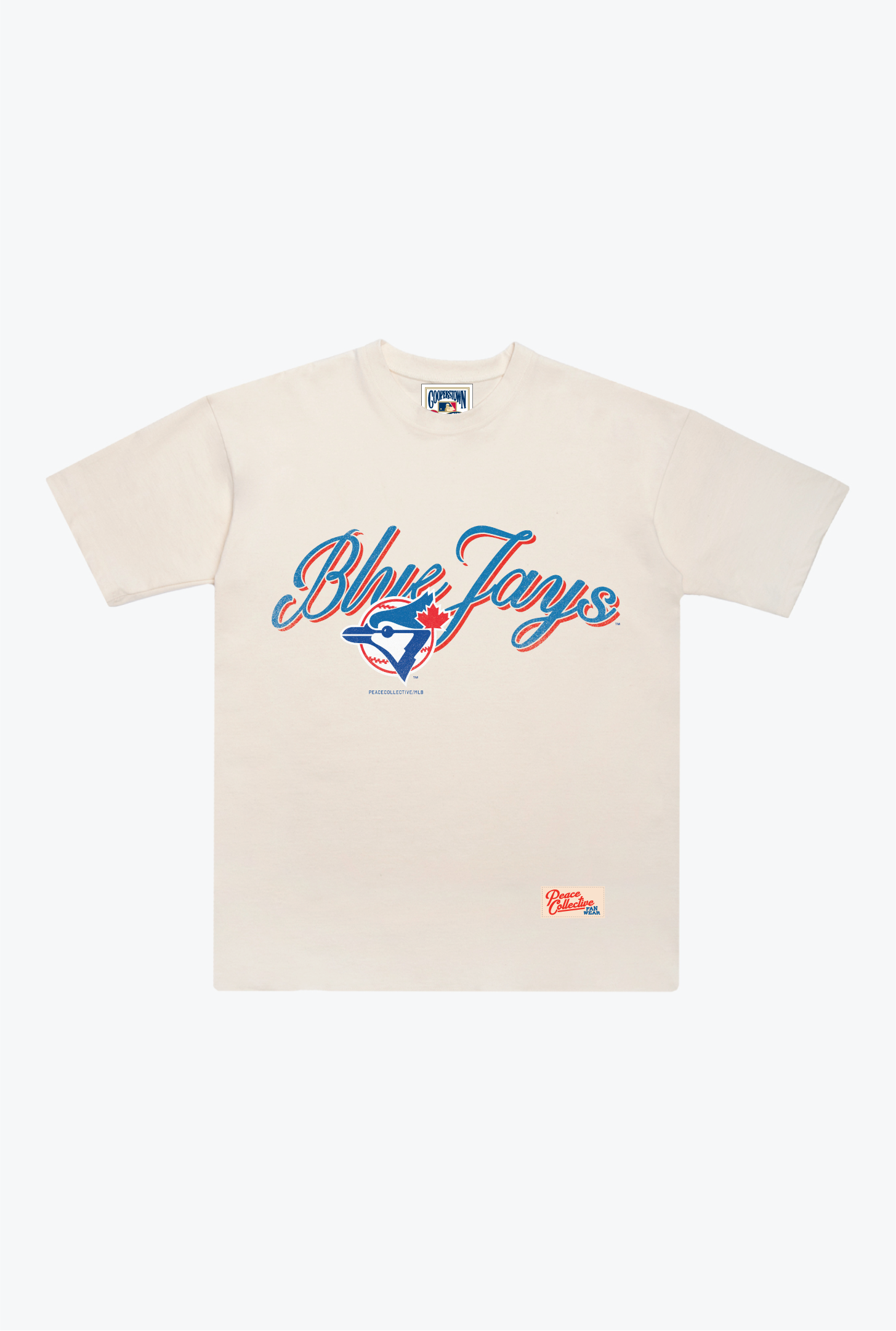 Toronto Blue Jays Vintage Graphic Heavyweight T-Shirt - Ivory