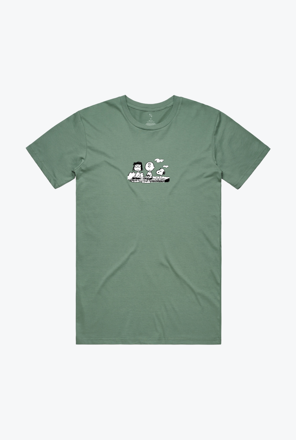 Peanuts Mental Health Matters T-Shirt - Sage Green