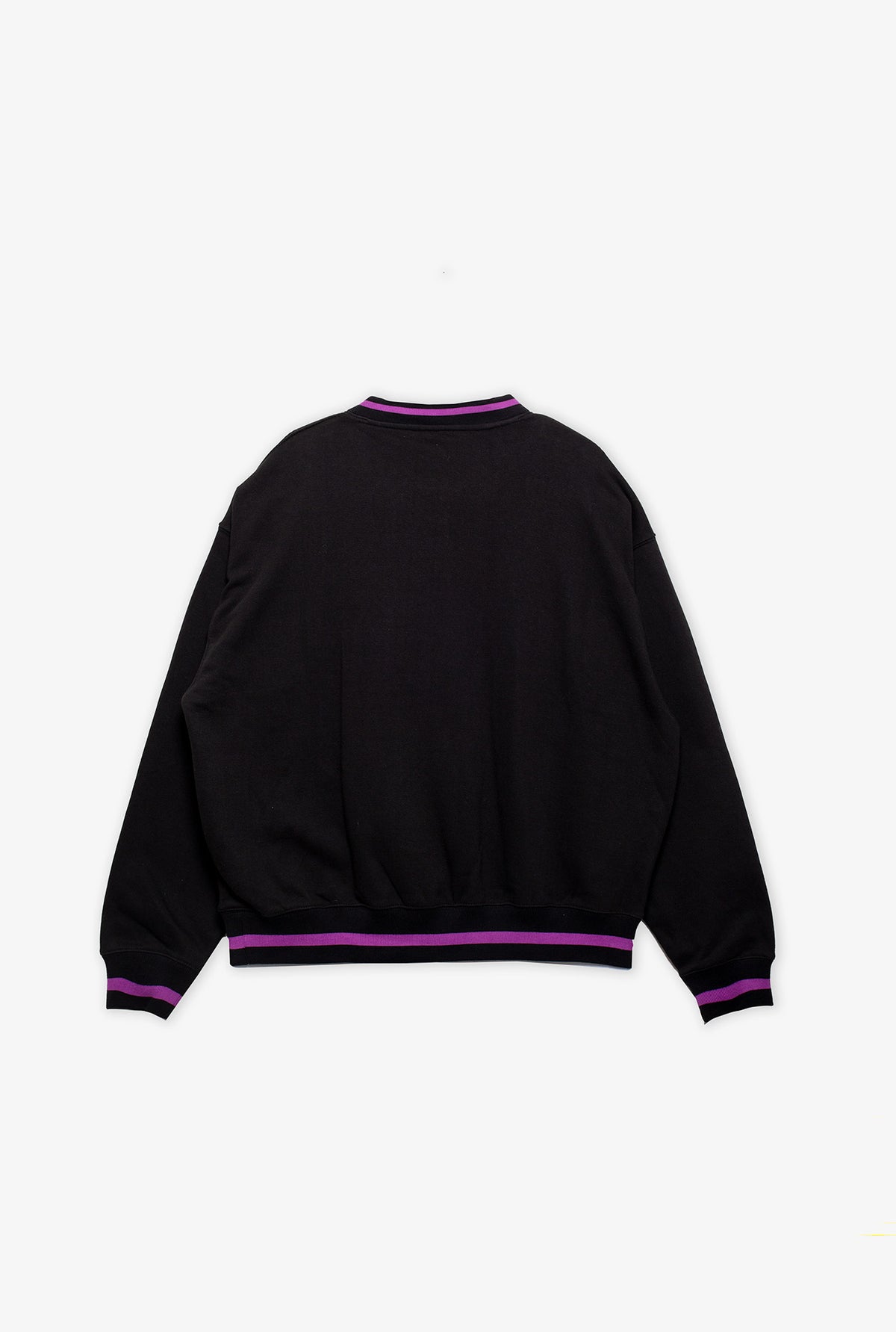 Toronto Raptors Ribbed Heavyweight Crewneck - Black