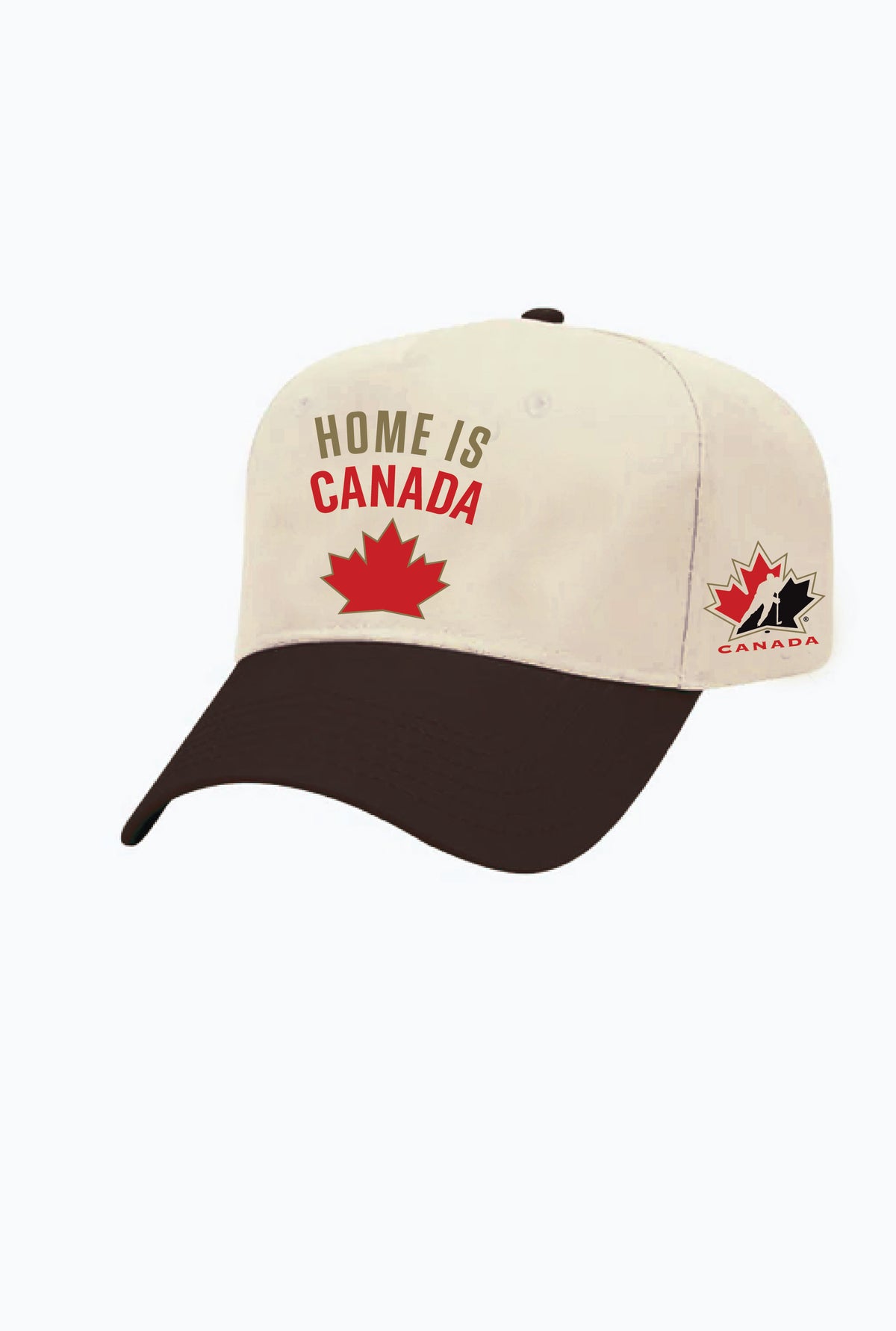 P/C x Hockey Canada A-Frame Cap - Ivory/Black