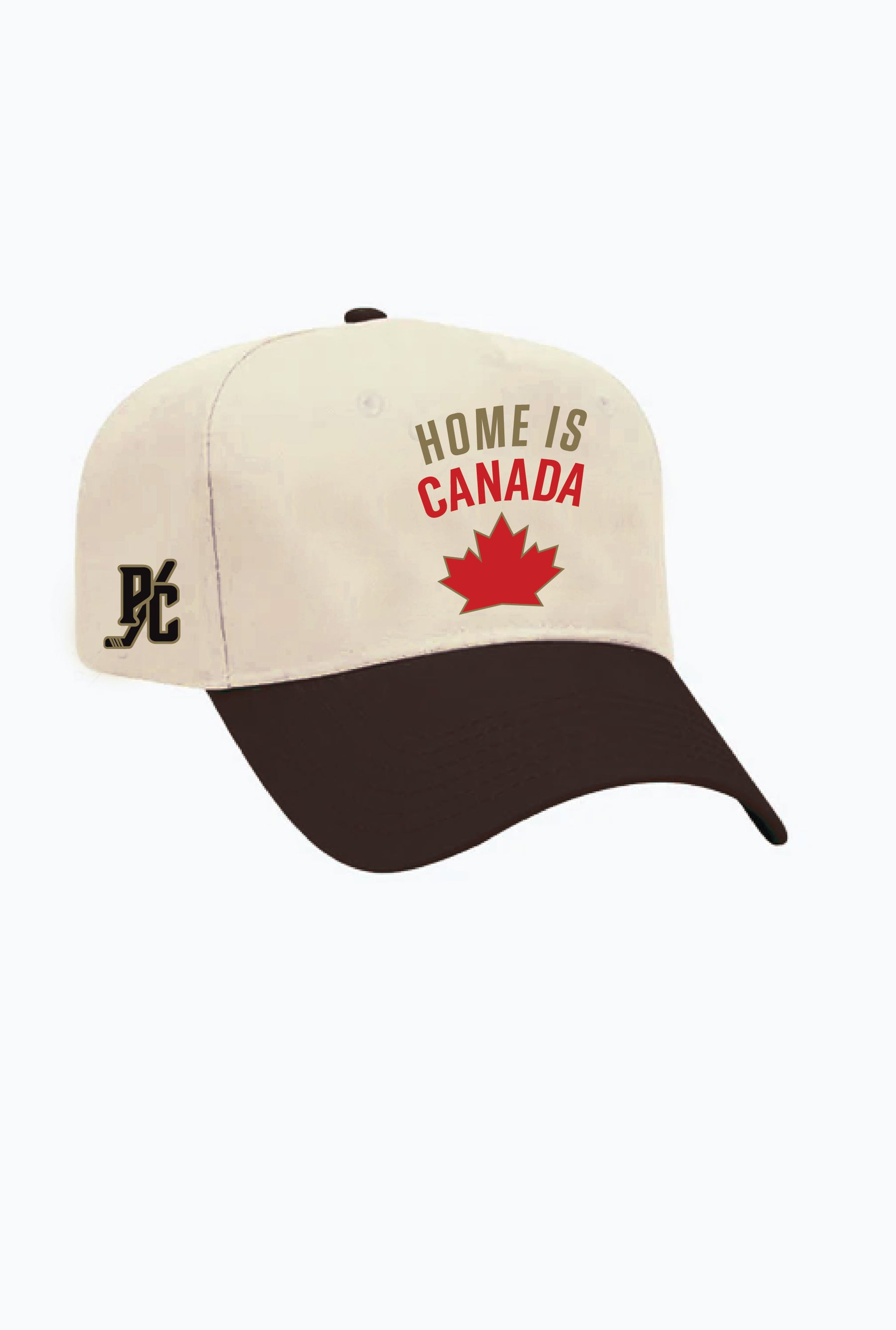 P/C x Hockey Canada A-Frame Cap - Ivory/Black