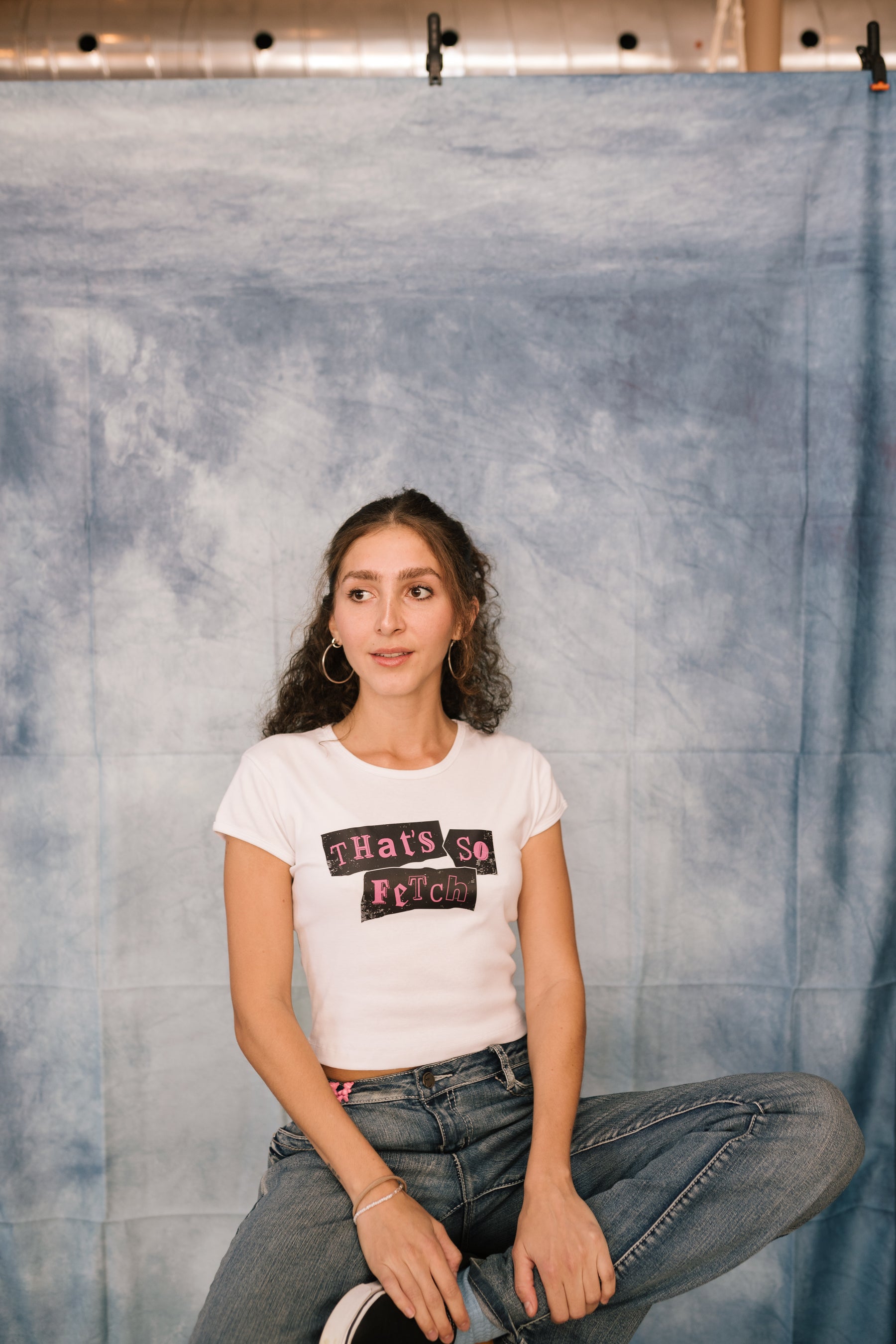 P/C x Mean Girls Fetch Baby Tee - White