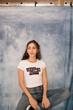 P/C x Mean Girls Fetch Baby Tee - White