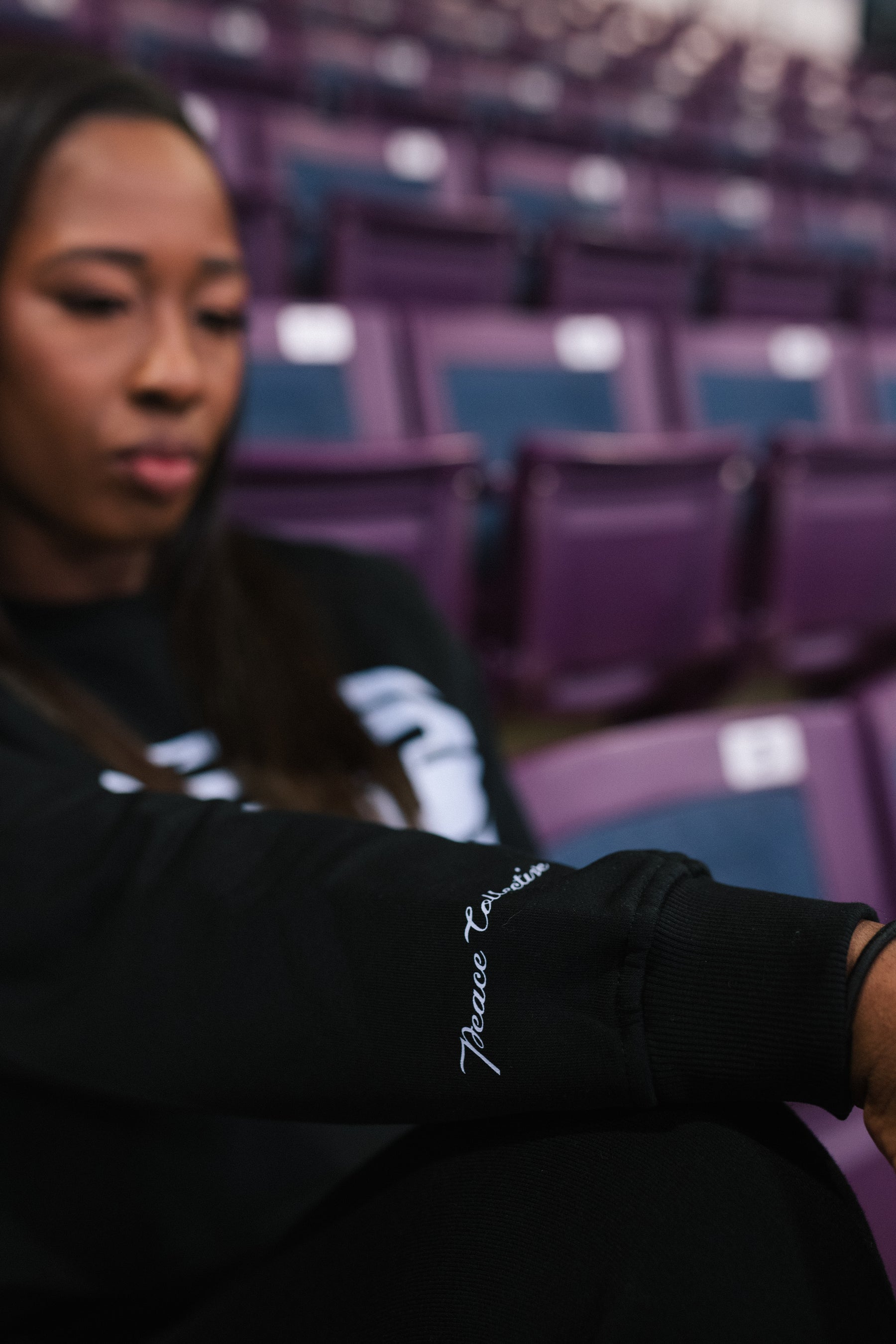 Toronto Tempo Logo Cropped Crewneck - Black