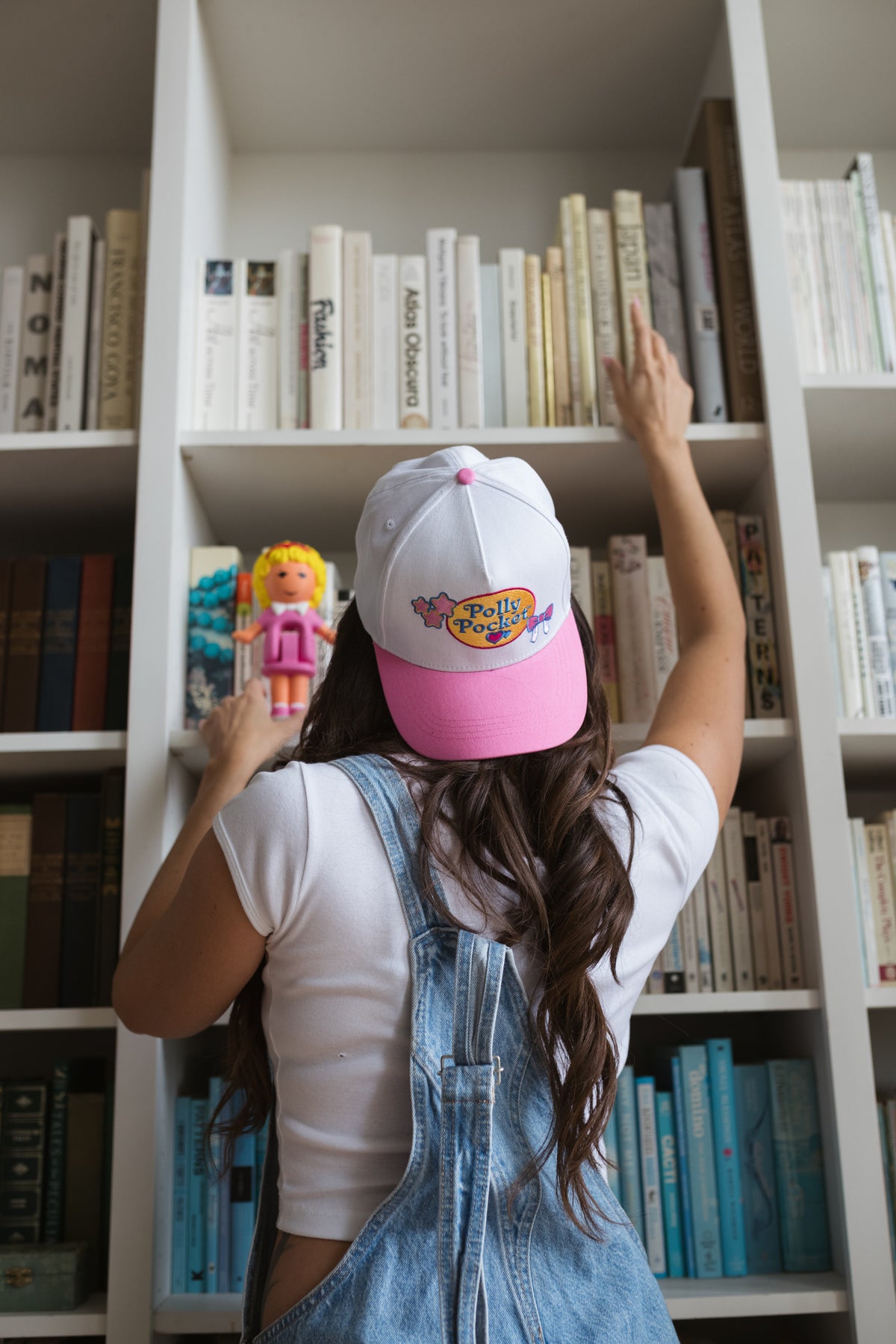 Casquette de camionneur en toile Polly Pocket™ x P/C Mini - Blanc/Rose