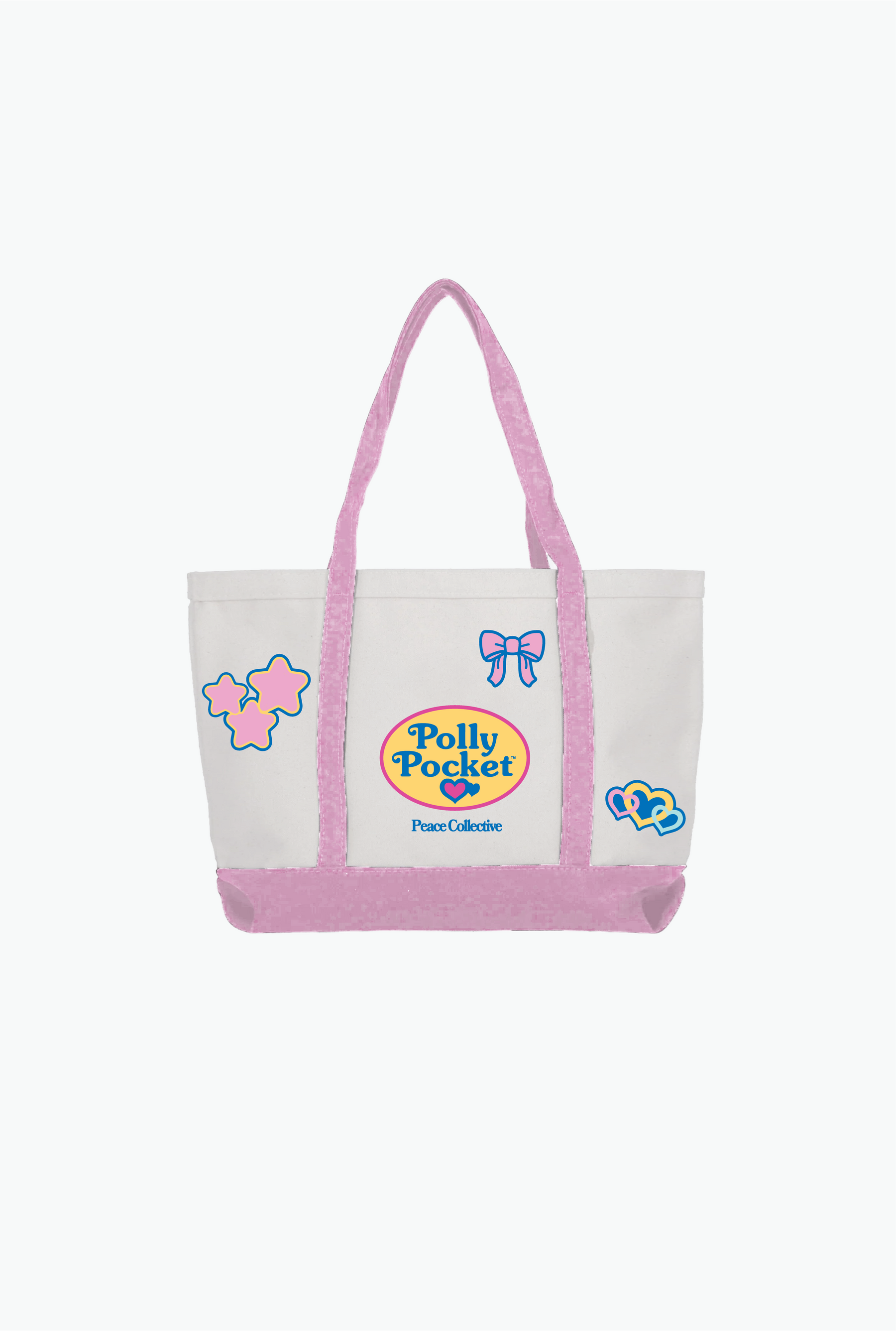 Polly Pocket™ x P/C Mini Canvas Tote Bag - Ivory/Pink