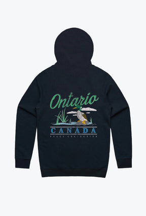 Ontario Vintage Hoodie - Navy