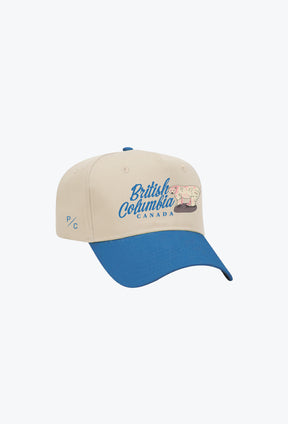 British Columbia Vintage A-Frame Cap - Royal/Ivory